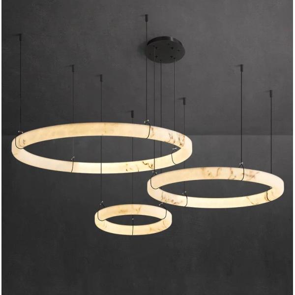 Современный роскошный алабастр L1P люстра латунный подвес висящий свет столовая кухня остров гостиница бар AC заводская цена