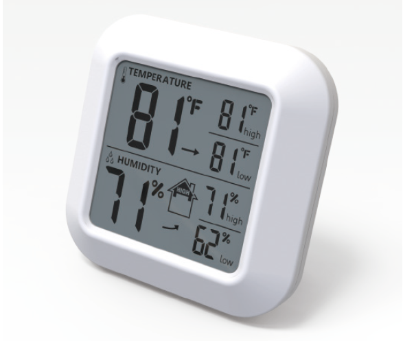 Цифровая термогидростанция гидротермометр 80 X 80 X 25 мм