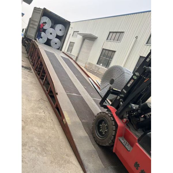 CWC Pipeline Reinforced Mesh Hole Size 25.4mmx67mm Spot Welded Pipeline Steel Mesh