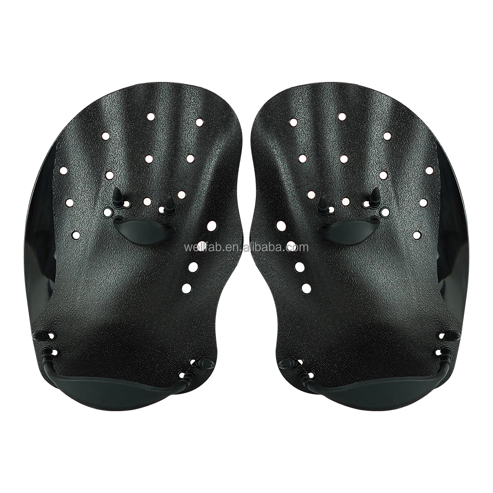 Stylish Silicone Swimming Hand Paddle For Adult Size M Swim Training And Fins