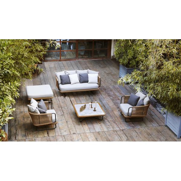 Courtyard Furniture High End Rattan Outdoor Furniture for Modern Luxury Sofa Set