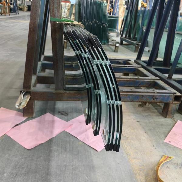 Cut Curved Tempered Glass Sheet Thickness 8mm 10mm 12mm