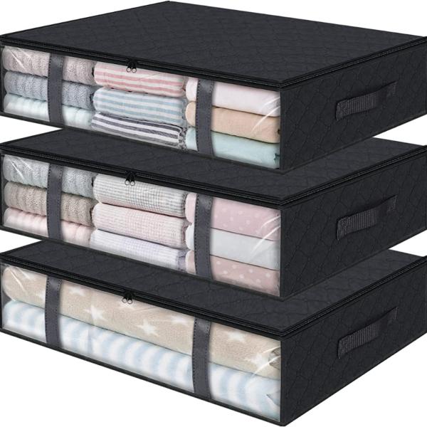 Custom Logo Accepted Under Bed Clothes Storage Boxes Personalize Your Storage Solution