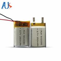 Pequena bateria LiPo de 3,7V 250mAh GPS Tracker 502030 Bateria Personalizar