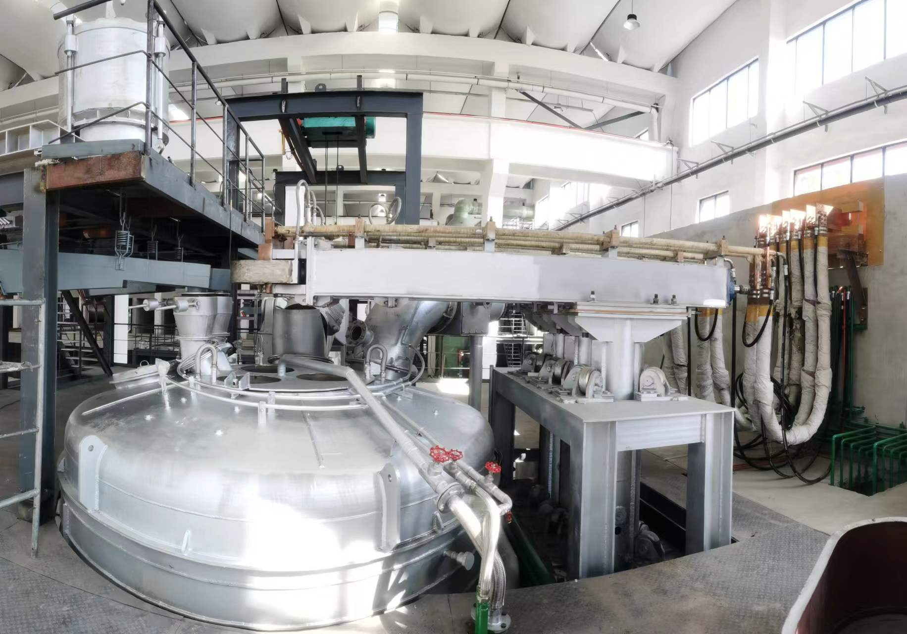Electroplating Sludge Electric Furnace 3000kVA DC Arc Smelting Hazardous Waste Treatment Plant