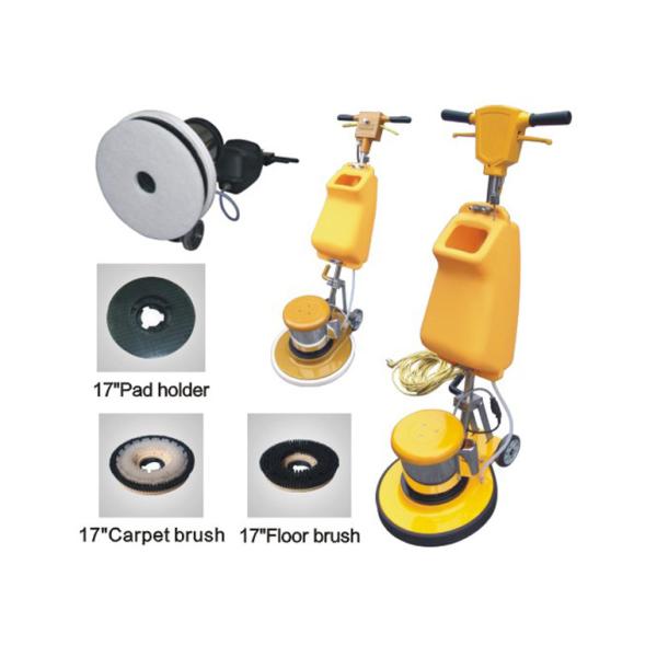 Электрическая одиночная машина чистки пола ковра диска, алюминиевое шасси