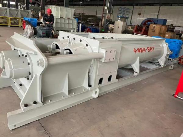 二重シャフトミキサー 設備 水平パドルミキサー 粘土レンガ製造工業 混合機械