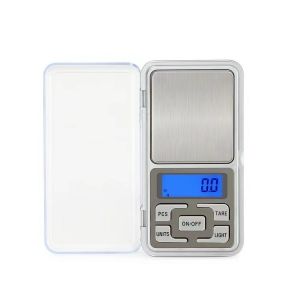 Alta precisión Lcd mini digital portátil de bolsillo de peso del cuerpo Mini gramo de joyería y joyas de la escala para balanzas domésticas