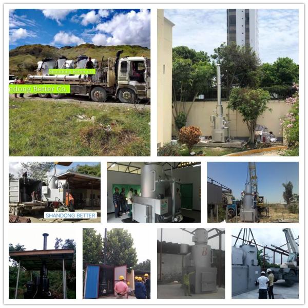 1 10-500кг/час Больничный мусорозажигатель для обработки отходов для сжигания отходов