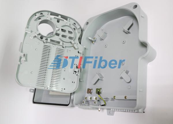 SC 12 Port Wall Mount Fiber Termination Box With ABS Plastic Housing