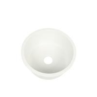 1 installation en pierre de Topmount d'évier de cuisine de quartz rond de cuvette