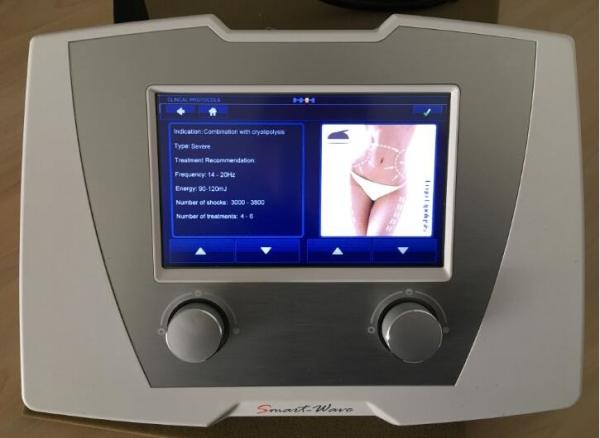 Powerful Acoustic Shock Wave Cellulite Reduce Therapy Equipment With Ultrasonic Cavitation CE