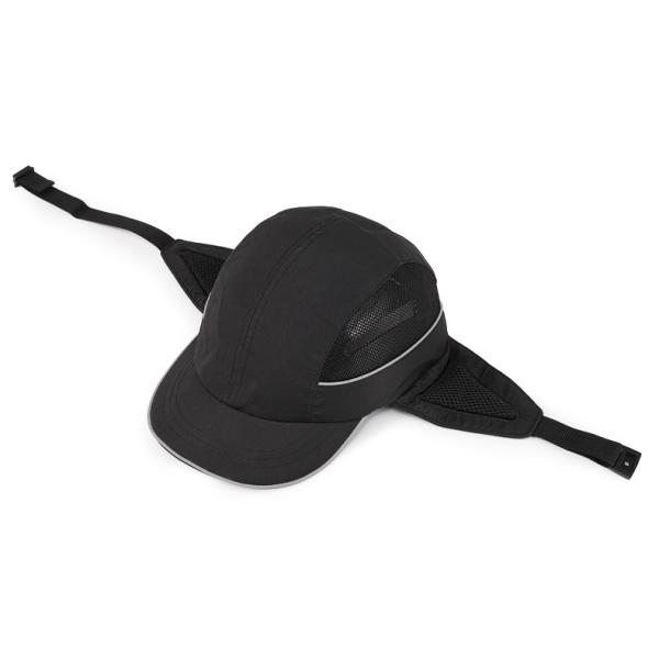 ABS Safety Hard EN812 Baseball Bump Caps 60cm With Chin Strap Lightweight