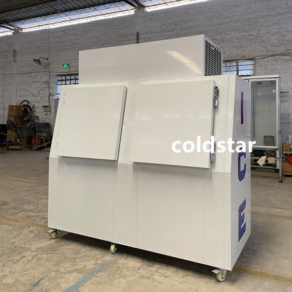 Commercial Outdoor Cube Ice Merchandiser Bagged Ice Storage Bin