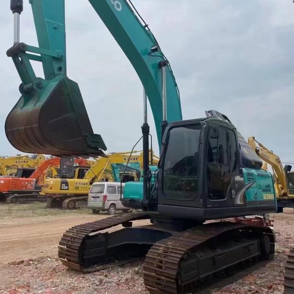Faible temps de travail Excavatrice Kobelco SK200 originale pour votre entreprise de construction