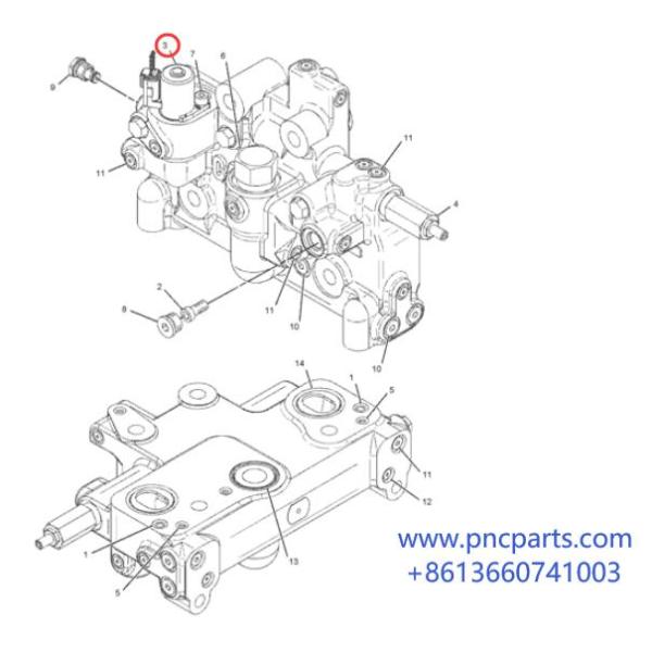 225-0300 затяжелитель 2250300 колеса CAT клапана соленоида 950H 966H 924G
