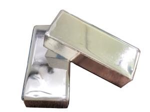Supply Pure Rare Metal Alloys Pure 99.99% Silver Ingot Ag Metal Bar Rod Price