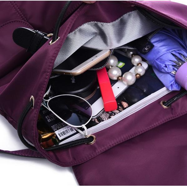 Summer new retro waterproof nylon backpack schoolbag shoulder bag female college wind