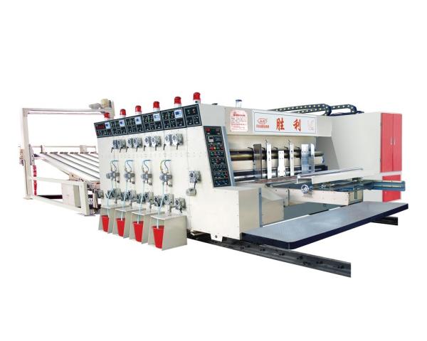 High Speed Flexo Printer Slotter Die Cutter PLC Controlling  For Corrugated Carton Box
