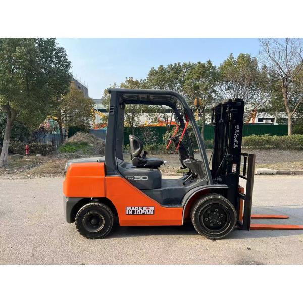 3 тонны подержанного дизельного вилочного погрузчика Toyota, Toyota Forklift 8FD30