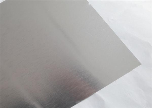 High Strength Brushed Aluminium Sheet Good Tensile Strength Uniform Coating
