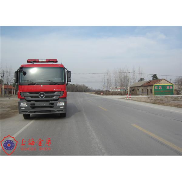Сила 265KW пожарных машин топливозаправщика воды нержавеющей стали Pumper большой емкости
