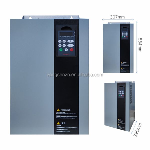 High Efficiency VFD Frequency Converter 3 Phase 380V 55kW Variable Frequency Driver for Compressor Blower Fan Water Pump