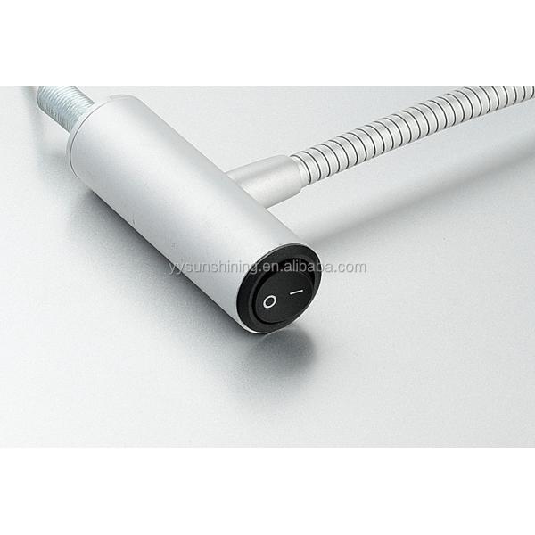 Flexible Gooseneck Bedside LED Reading Light and Wall Light Table Lamp Easy to Mount