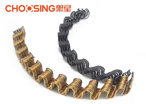 21 Inch Deep Arch Serpentine Springs For Furniture , No Sag Springs 3.4mm Upholstery