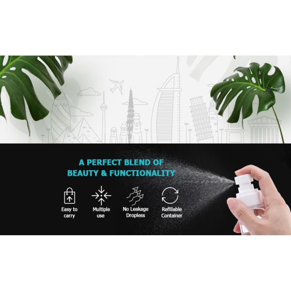 Nano бутылка 30ml 50ml 60ml 120ml 150ml брызг доказательства утечки уровня BPA свободная
