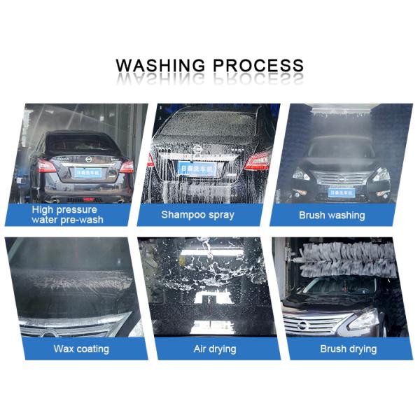 Автоматическая машина для стирки автомобилей с управляемым ПЛК CC-690 для профессиональной чистки