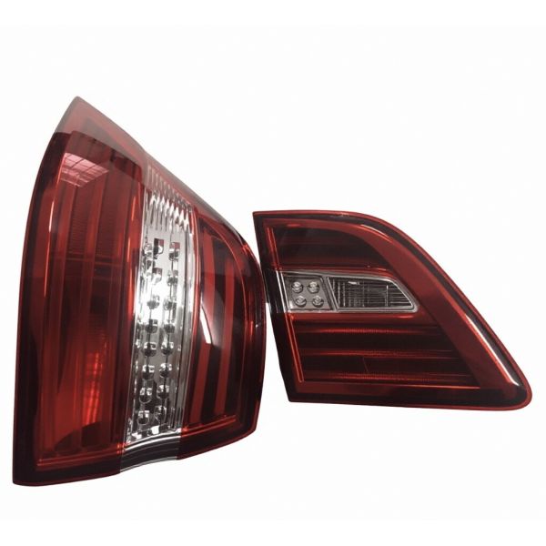 OEM Replacement A1669063301/A1669062301 Used Red Rear Tail Light Mercedes ML W166 2013-2015 ML350 LED 1 Year Warranty Universal