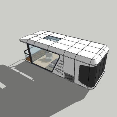 Capsule spatiale élégante et moderne 8 tonnes pour une meilleure expérience de vie Capsule maison minuscule