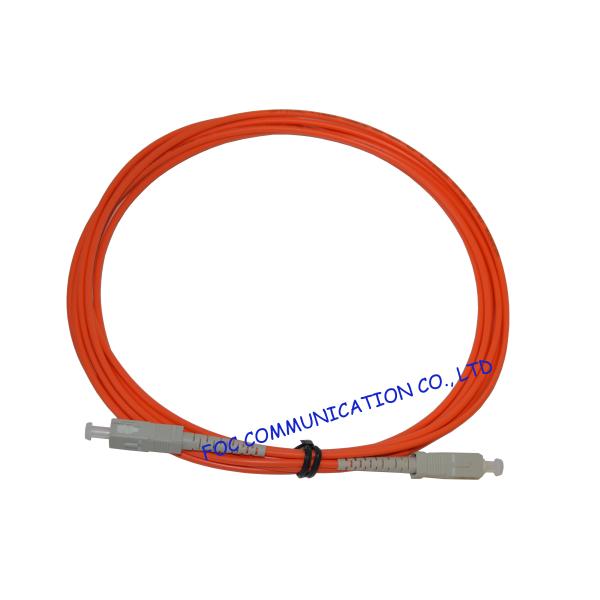 Multi Mode LSZH Jacket Fiber Optic Ethernet Cable  SC-FC Connector
