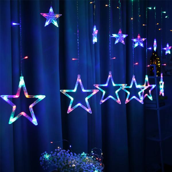 AC200-240V Plug-In Model PVC Transparent Wire LED Light String For Birthday Atmosphere