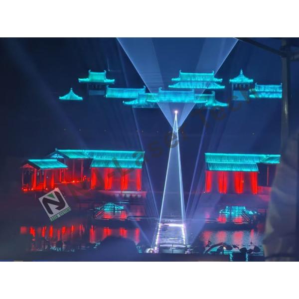 Create a Relaxing Atmosphere with Remote Control Laser Fountain Illumination Adjustable Size