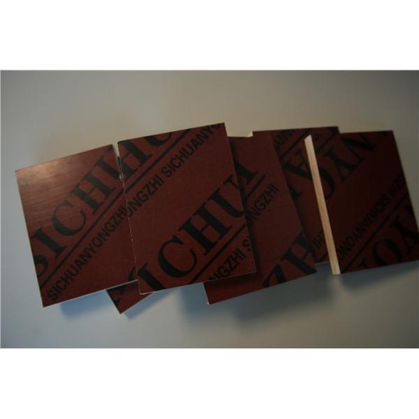 Outdoor Red Hardwood Faced Plywood Flat Smooth Surface High Compressive Strength