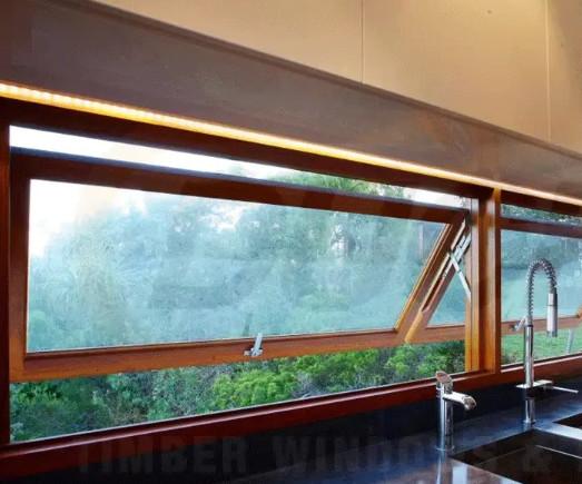 Aluminum Awning Window Manufacturer Outdoor Windproof High Quality Double Glazed Glass Top Swing Window