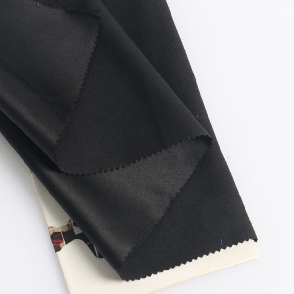 100% recycled polyester satin peach skin fabric for garment