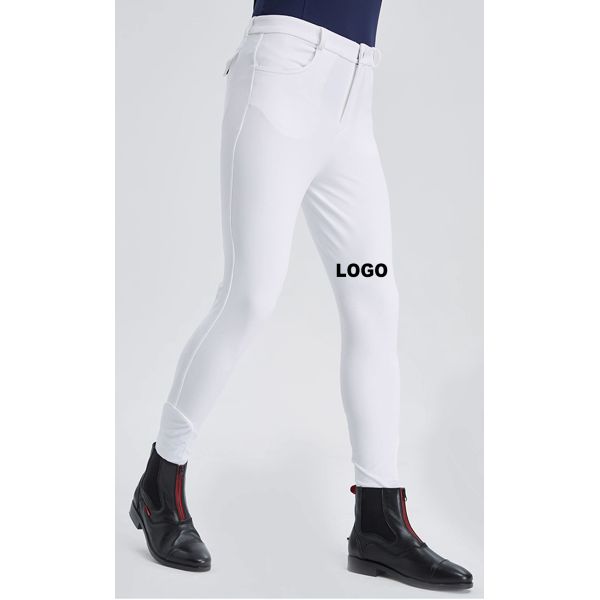 Men's Four Seasons Professional Competition Equestrian Breeches OEM Custom Riding Pants