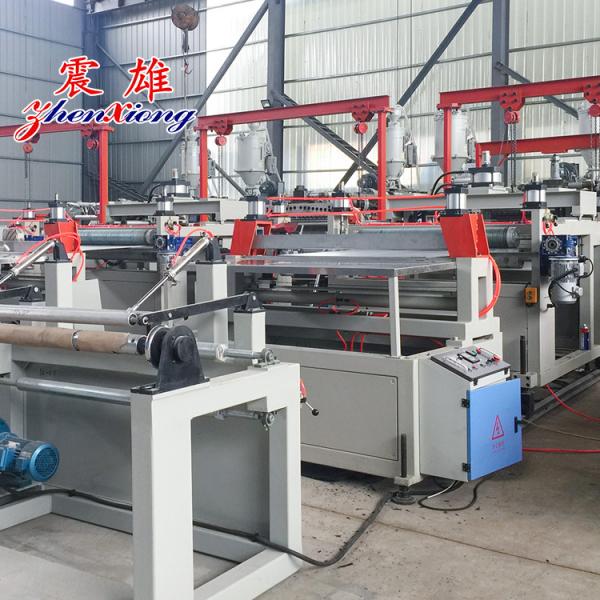 PLC Control Automatic Plastic Sheet Extrusion Line Car Fenders 18M Sheet Extrusion Machine
