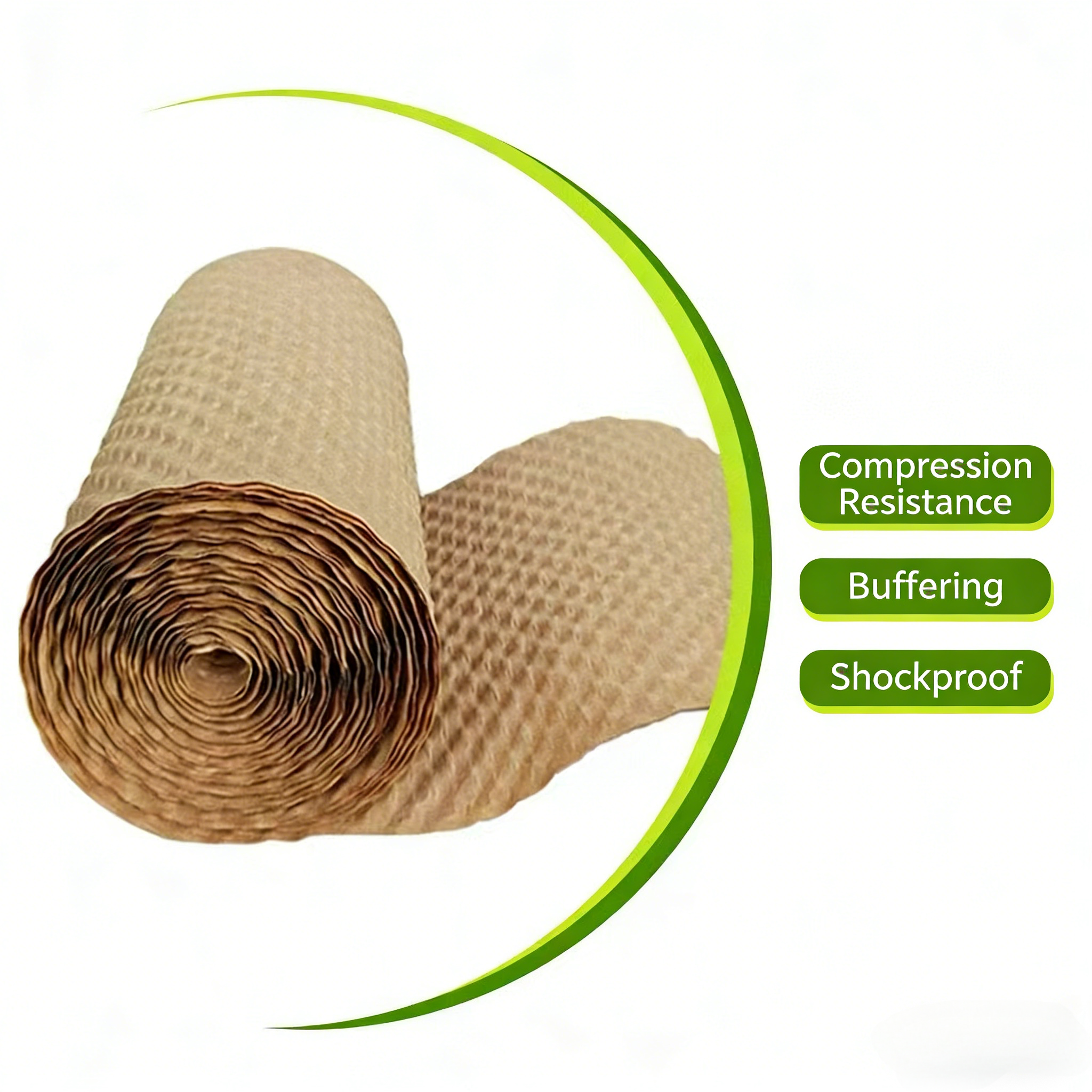 Premium Brown Kraft Bubble Wrap Roll 30cm X 10m 80gsm Cushioning