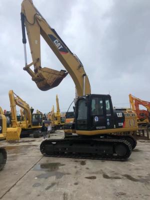 Excavadora CAT 329E usada, bom estado de escavação, máquinas de construção de segunda mão