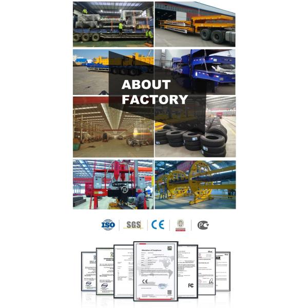 3 Axle Fence Drop Side Board Sidewall Trailer Cargo Semi-Trailer with Customization
