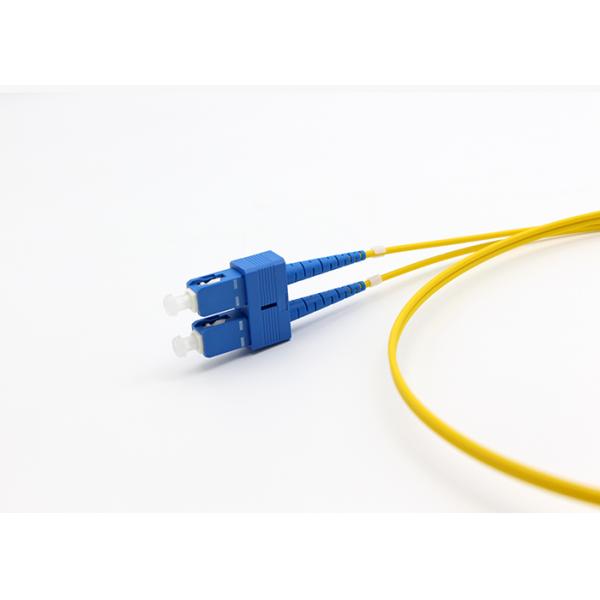 Заплата оптического волокна LSZH желтая Zipcord привязывает SC к длине ST множественной опционной