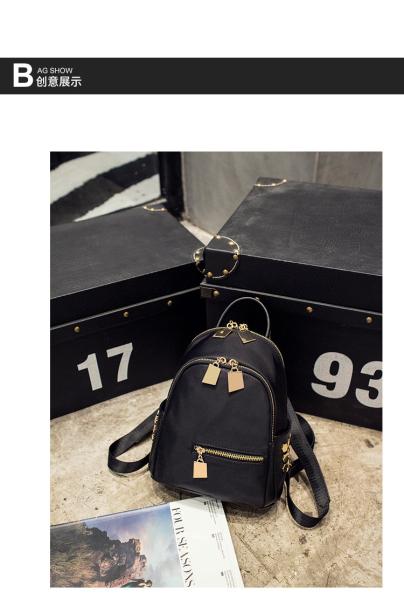 2017 New Waterproof Nylon Double Shoulder Bag Women's Fashion Street Oxford Cloth Backpack