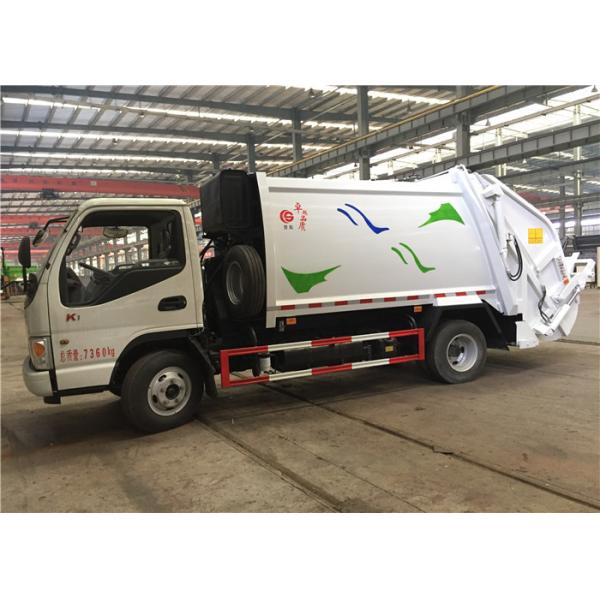 Euro II RHD JAC 5cbm Garbage Compactor Truck 5000 Liters Fully Sealed