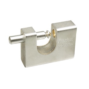 Rarlux Stainless Steel Cover Iron Padlock High Security Chrome-plated Heavy Duty Rectangular Padlock