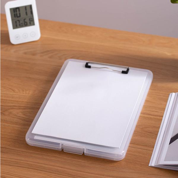 Eco-friendly A4 Plastic Foldable Clipboard Storage Nursing Clipboard Document Case