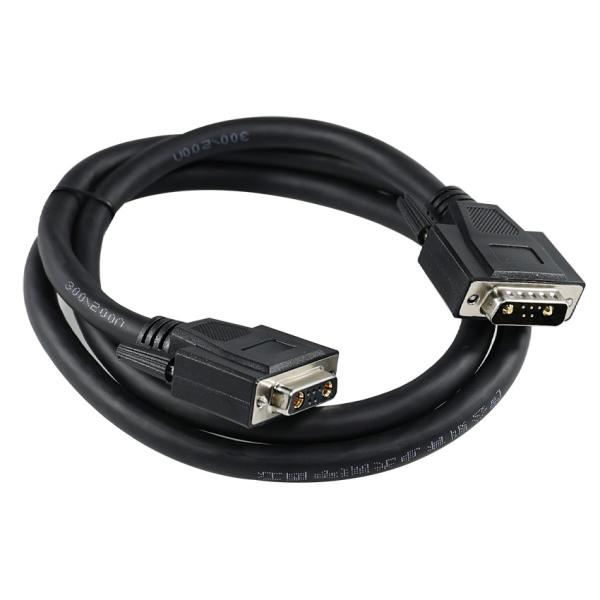 Connecteur D-Sub à contacts mixtes avec broches d'alimentation et de signal pour interface de communication d'équipement d'automatisation industrielle